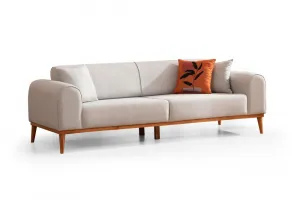 Trojmiestna rozkladacia pohovka Kapri 3 Seater - Cream