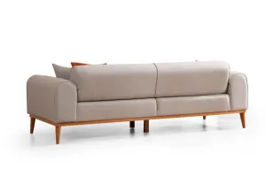 Trojmiestna rozkladacia pohovka Kapri 3 Seater - Cream