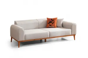 Trojmiestna rozkladacia pohovka Kapri 3 Seater - Cream