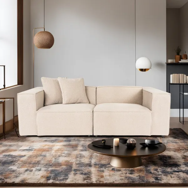 Dvojmiestna pohovka Lora 2 Seater - Peach