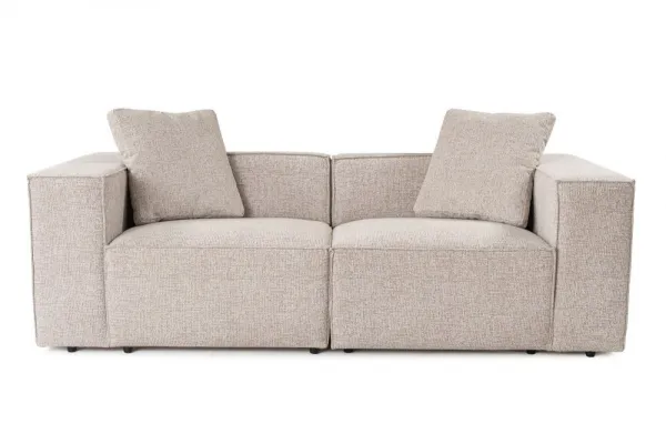 Hanah Home Dvoumístná pohovka Lora 220 cm mocha