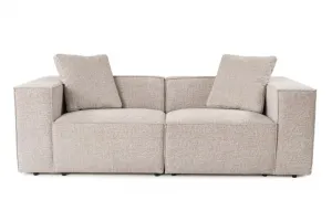 Hanah Home Dvoumístná pohovka Lora 220 cm mocha