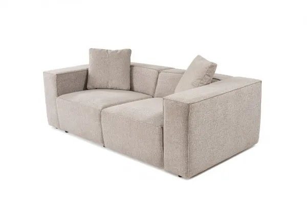 Hanah Home Dvoumístná pohovka Lora 220 cm mocha