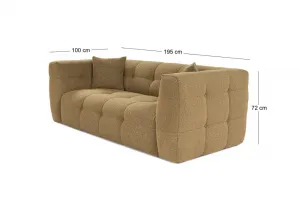 Dvojmiestna pohovka Cady 2 - Khaki