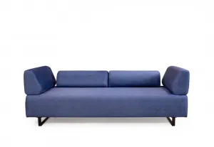 Hanah Home Třímístná pohovka Infinity 220 cm modrá