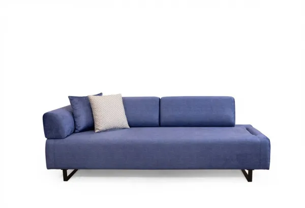 Hanah Home Třímístná pohovka Infinity 220 cm modrá