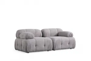 Dvojmiestna pohovka Petite 2 - Light Grey