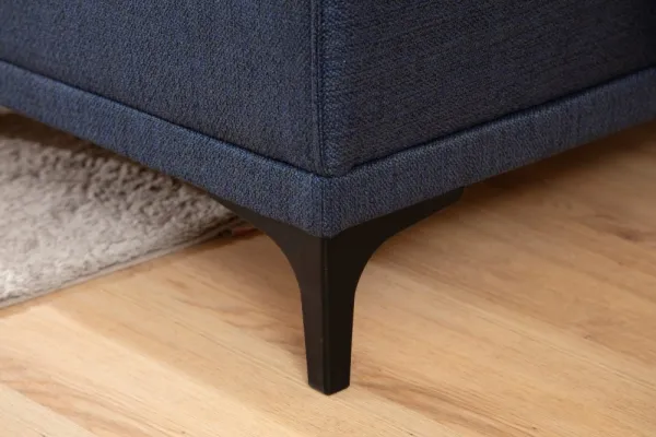 Hanah Home Rohová sedací souprava Petra 250 cm modrá levá