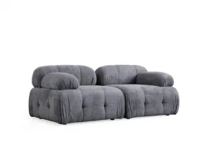 Dvojmiestna pohovka Petite 2 - Grey