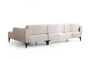 Hanah Home Rohová sedací souprava Belissimo 270 cm bílá pravá