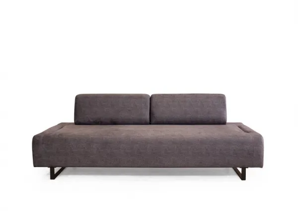 Hanah Home Třímístná pohovka Infinity 220 cm se stolkem antracitová