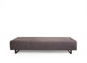Hanah Home Třímístná pohovka Infinity 220 cm se stolkem antracitová