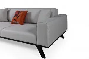 Trojmiestna rozkladacia pohovka Leon 3 Seater - Light Grey