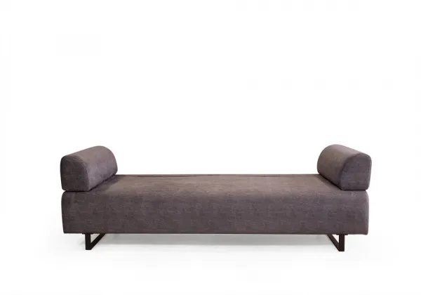 Hanah Home Třímístná pohovka Infinity 220 cm se stolkem antracitová