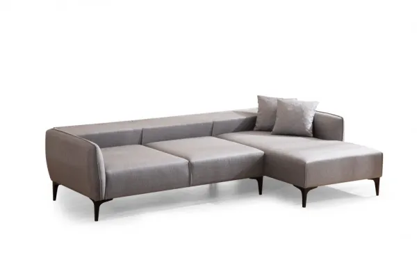 Hanah Home Rohová sedací souprava Belissimo 270 cm světle šedá pravá