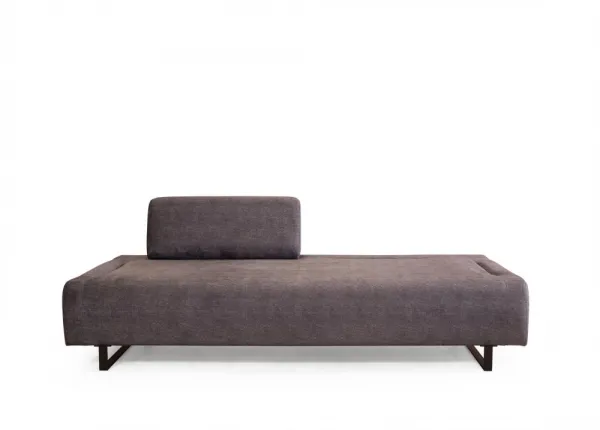 Hanah Home Třímístná pohovka Infinity 220 cm se stolkem antracitová