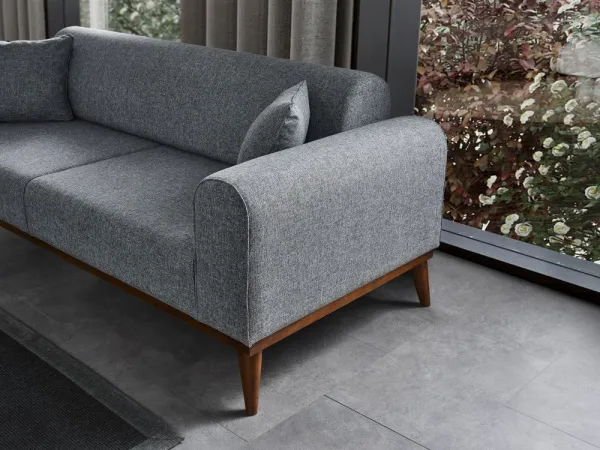 Trojmiestna rozkladacia pohovka Cofi 3 Seater - Light Grey