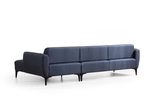 Hanah Home Rohová sedací souprava Belissimo 270 cm modrá pravá