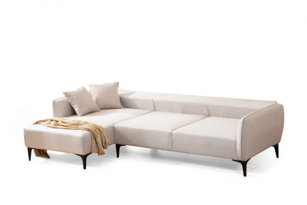 Rohová sedacia súprava / Rohová pohovka Belissimo Left - Off White