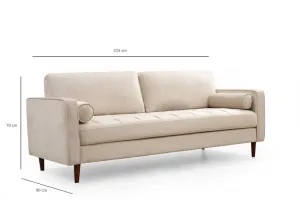 Trojmiestna pohovka Rome - Beige
