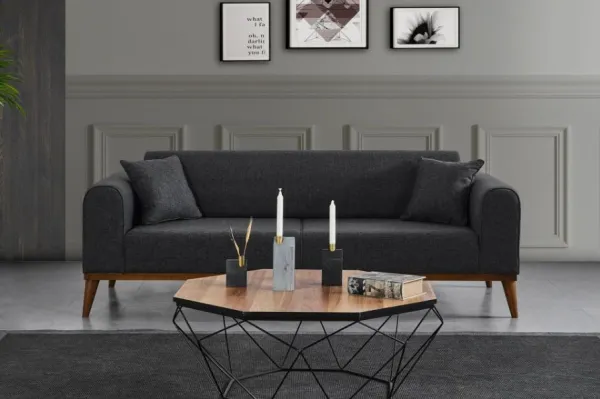 Trojmiestna rozkladacia pohovka Cofi 3 Seater - Anthracite