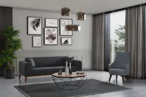 Trojmiestna rozkladacia pohovka Cofi 3 Seater - Anthracite
