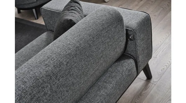 Trojmiestna rozkladacia pohovka Bali 3 Seater - Light Grey