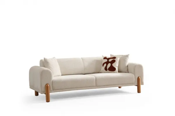 Trojmiestna rozkladacia pohovka Lyke 3 Seater - Cream