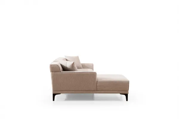 Hanah Home Rohová sedací souprava Petra 250 cm bílá levá
