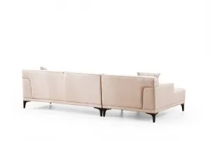 Hanah Home Rohová sedací souprava Petra 250 cm bílá levá