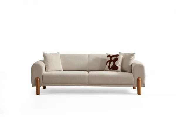 Trojmiestna rozkladacia pohovka Lyke 3 Seater - Cream