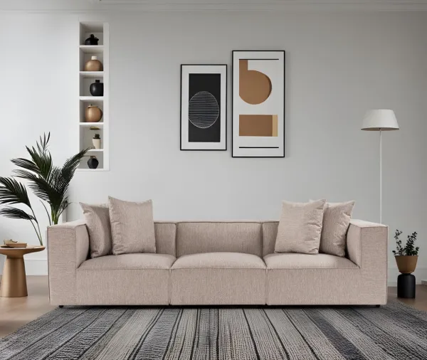 Trojmiestna pohovka Sora 3 - Sand Beige