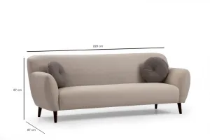 Trojmiestna pohovka Enna - Beige