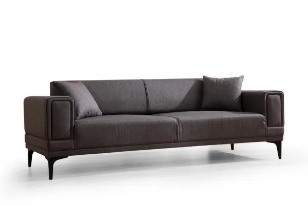 Trojmiestna rozkladacia pohovka Horizon - Dark Grey