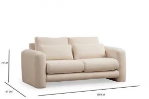 Dvojmiestna pohovka Lily Cream - 2