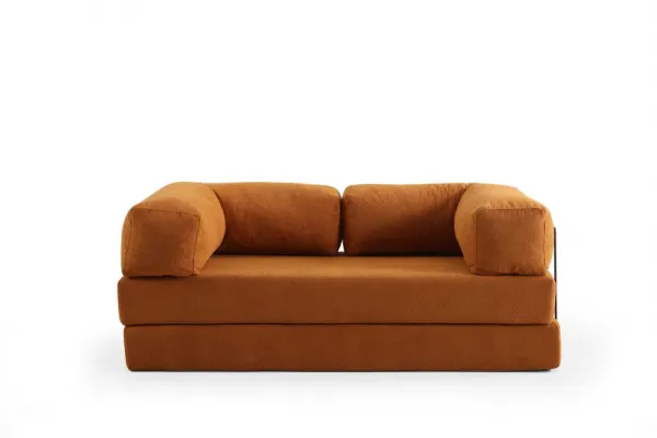Dvojmiestna rozkladacia pohovka Via Con - Orange