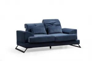 Dvojmiestna pohovka Frido - Navy Blue