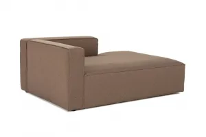 Kreslo / Jednomiestna pohovka Mora XL Chl Right - Brown