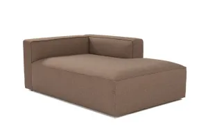 Kreslo / Jednomiestna pohovka Mora XL Chl Right - Brown