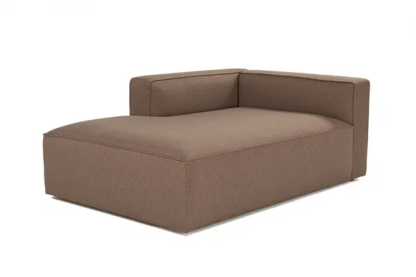 Kreslo / Jednomiestna pohovka Mora XL Chl Left - Brown