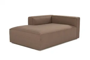 Kreslo / Jednomiestna pohovka Mora XL Chl Left - Brown