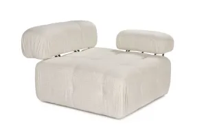 Kreslo / Jednomiestna pohovka Doblo 1R - Cream