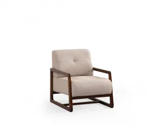 Kreslo ušiak Athena Bergere - Beige