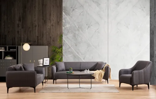 Kreslo ušiak Belissimo - Dark Grey