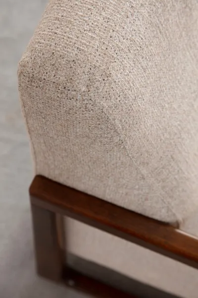 Kreslo ušiak Athena Bergere - Beige
