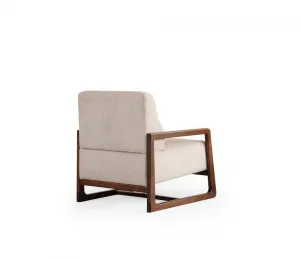 Kreslo ušiak Athena Bergere - Beige