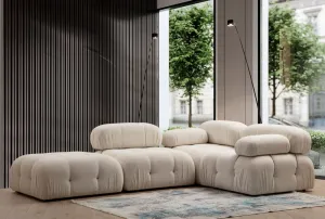 Hanah Home Modul pohovky Bubble bouclé krémový pravý