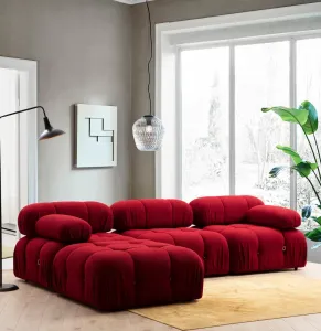 Taburetka Bubble Pouffe - Red