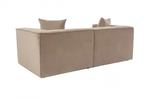 Dvojmiestna pohovka Sora 2 - Cappuccino