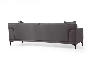 Trojmiestna pohovka Petra 3 -Anthracite
